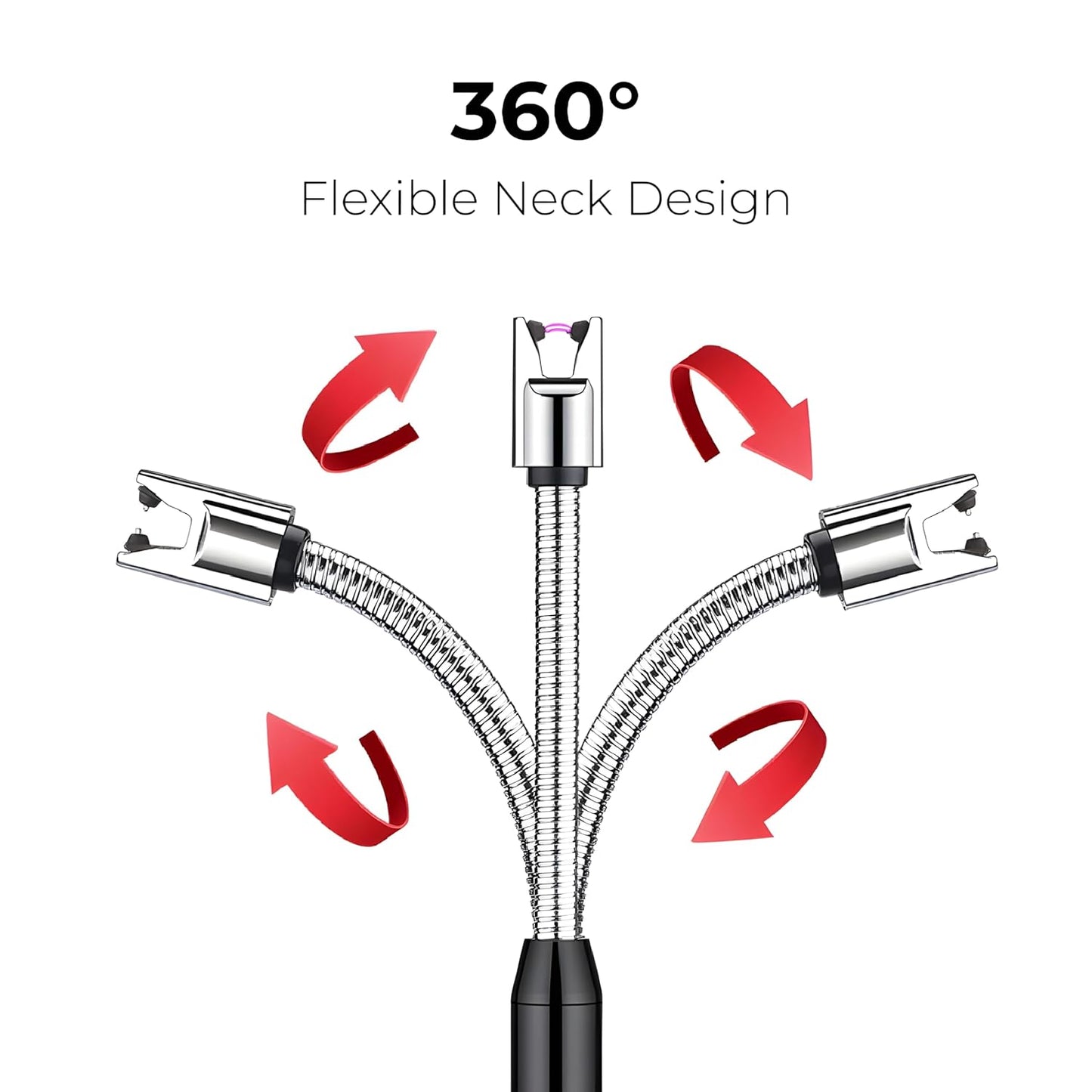 USB Rechargeable Electric Lighter (Metal).